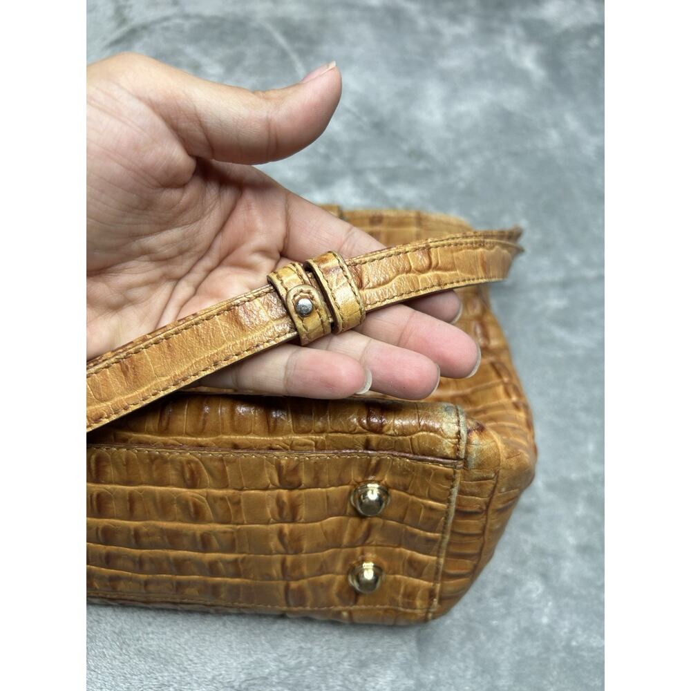 Brahmin Mini Arno Whiskey La Scala Shoulder Cross Body Bag - Picture 13 of 16